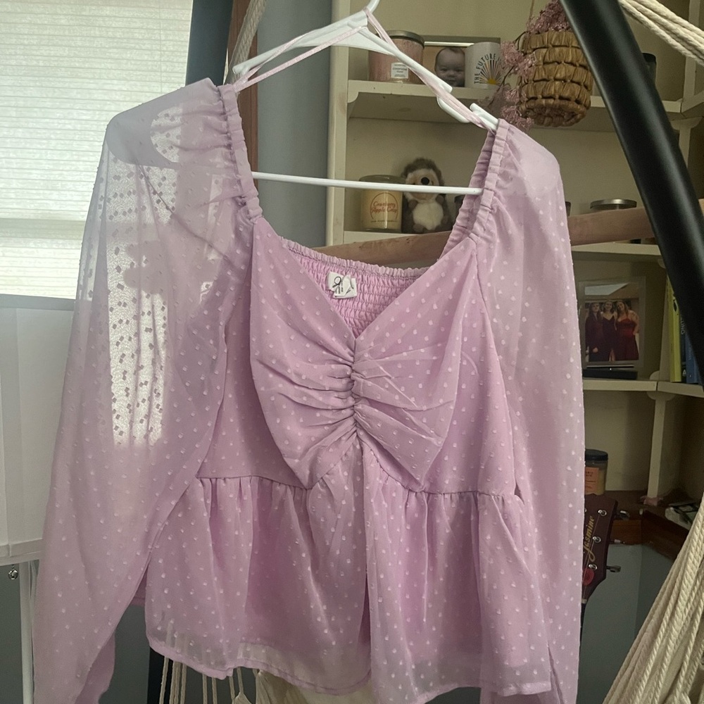 Purple shirt